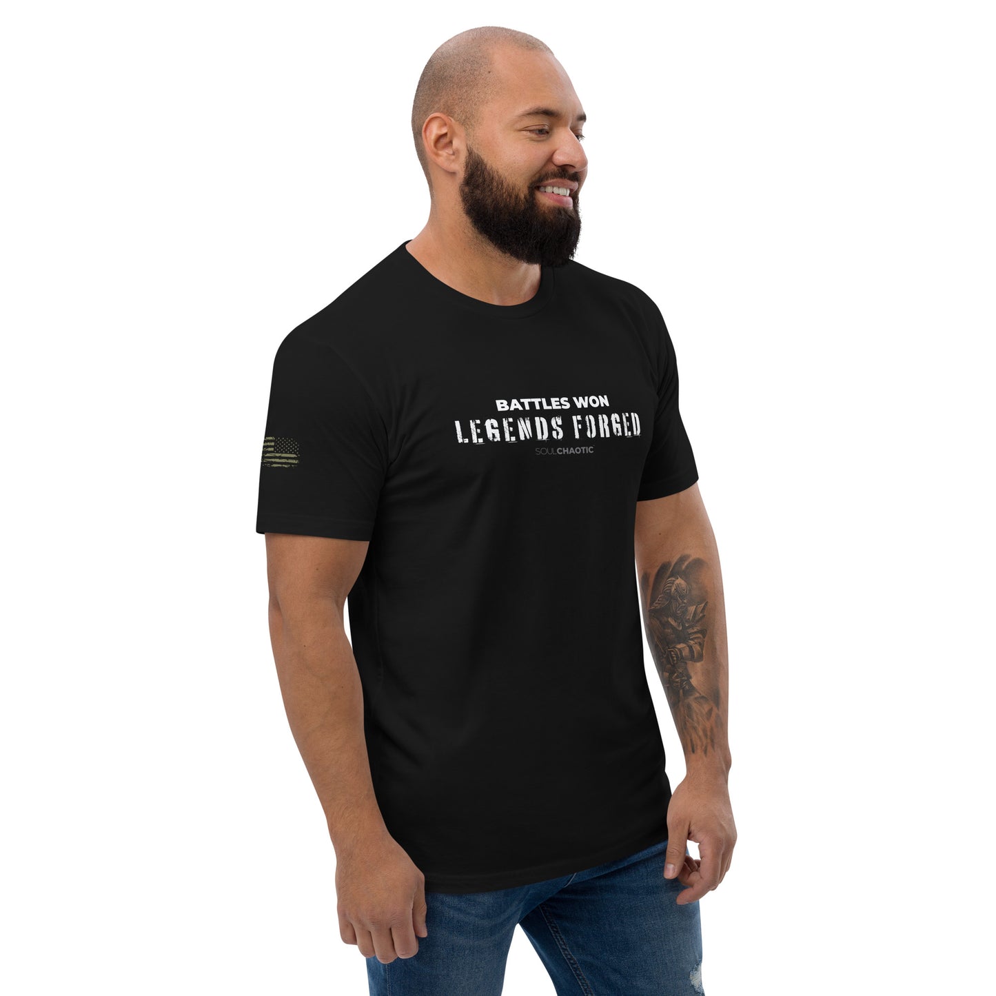 Battles Won - Legends Forged - Fitted - T-shirt