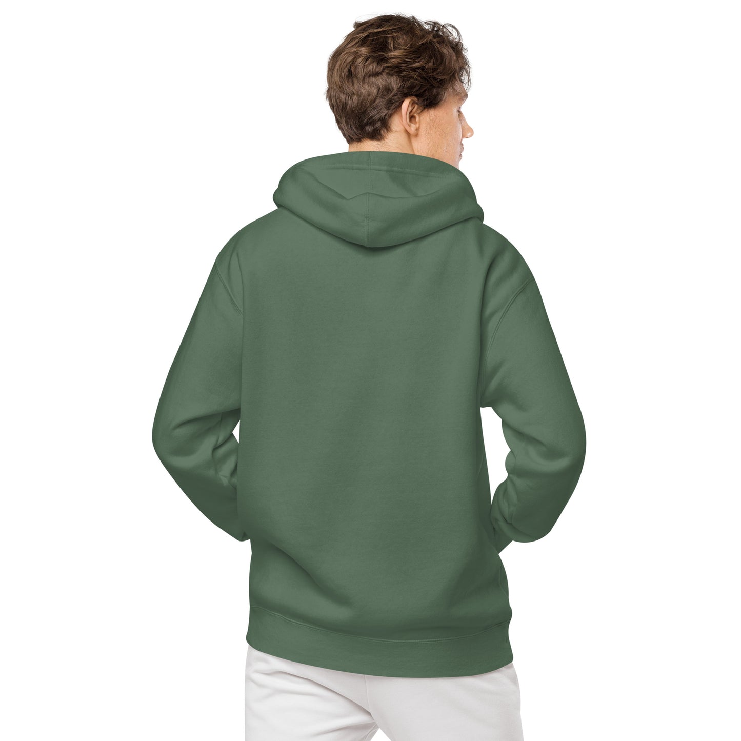 One Shot - Life is War - Embroidered - pigment-dyed hoodie