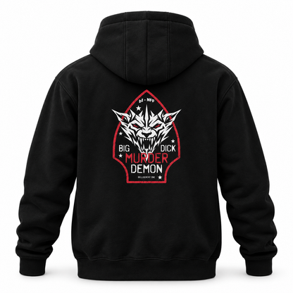 Big Dick Murder Demon Heavyweight Hoodie | Belligerent One