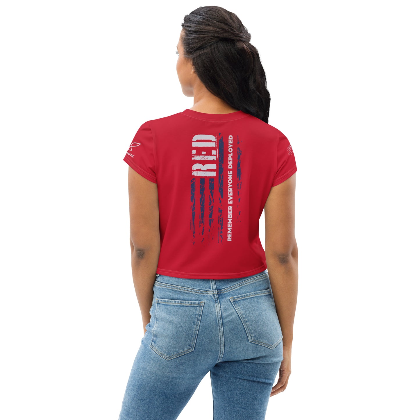 RED Friday - Remember Everyone Deployed - Crop Tee