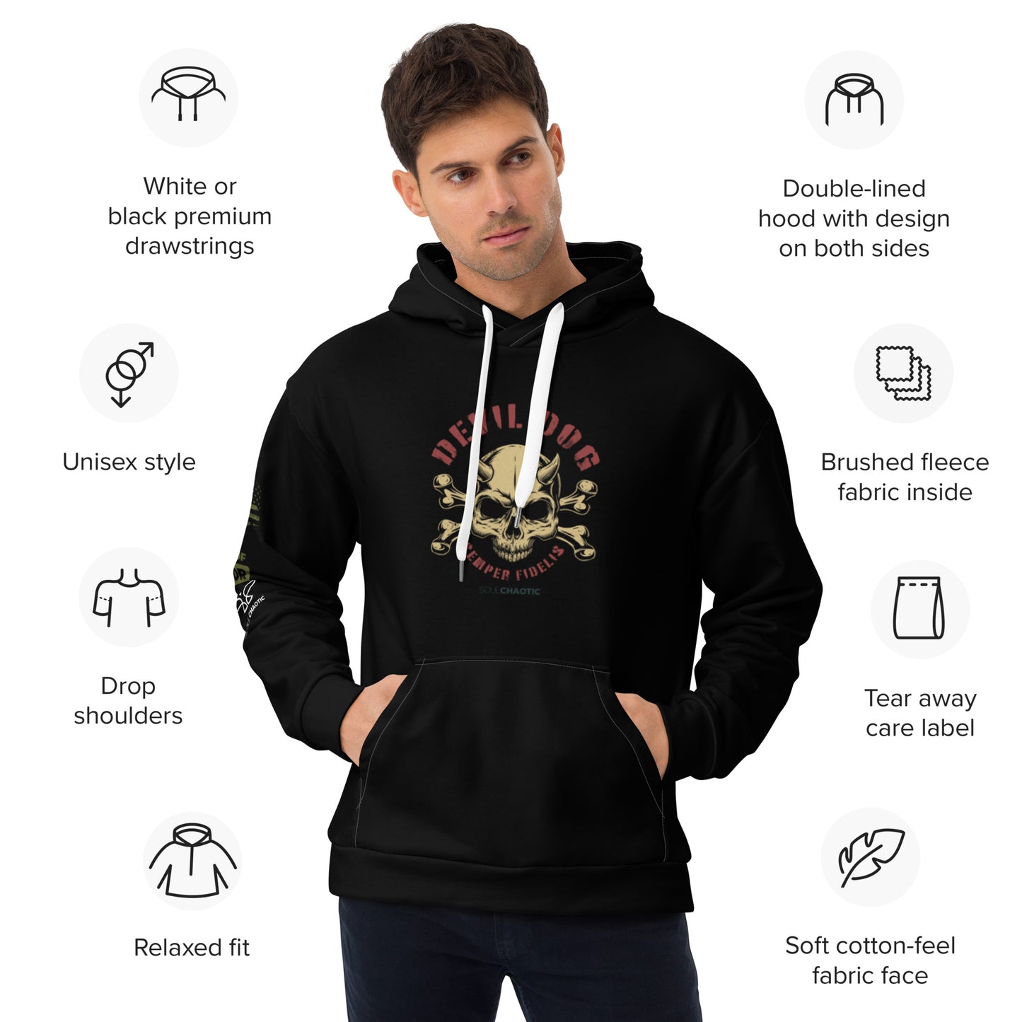 Marines - Magical Creature - All Over Print Hoodie