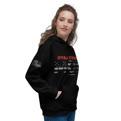 Original Superhero - MOM - Motherhood - Raising Warriors - Unisex Hoodie