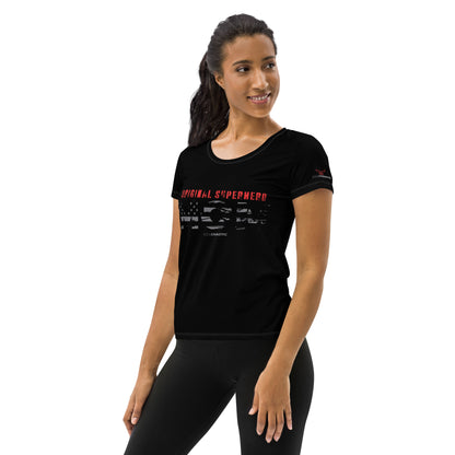 Original Superhero - MOM - Motherhood - Raising Warriors - Athletic Shirt