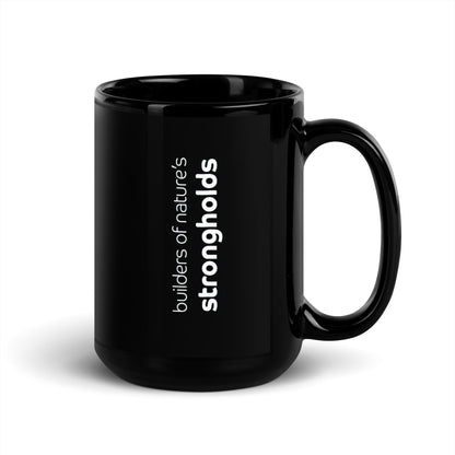 bevr. builders of nature's strongholds - Black Glossy Mug