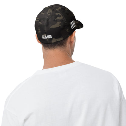 One Shot - Life is War - FlexFit Structured Twill Cap