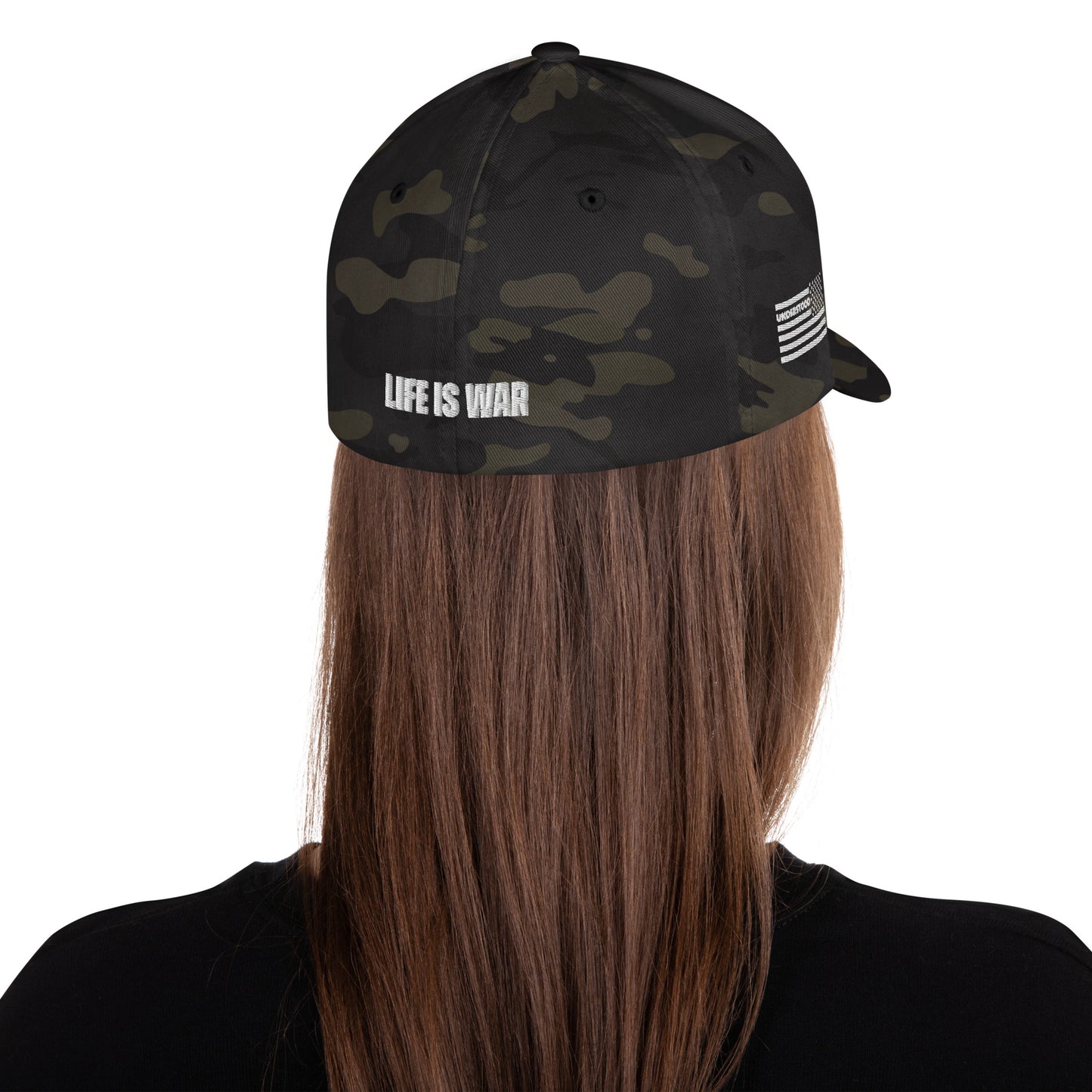 One Shot - Life is War - FlexFit Structured Twill Cap