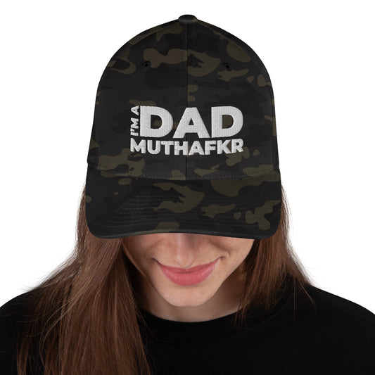 I'm a DAD MuthaFkr - FlexFit - Structured Twill Cap