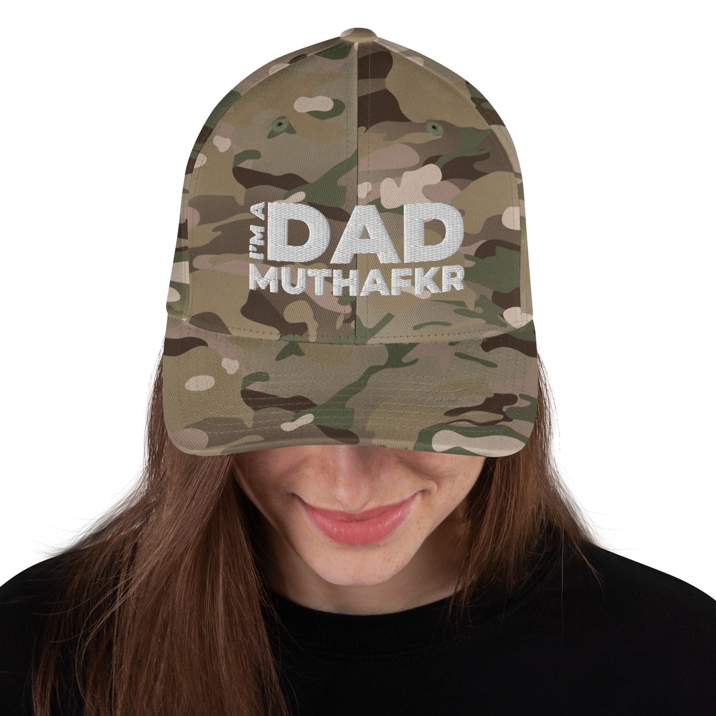 I'm a DAD MuthaFkr - FlexFit - Structured Twill Cap