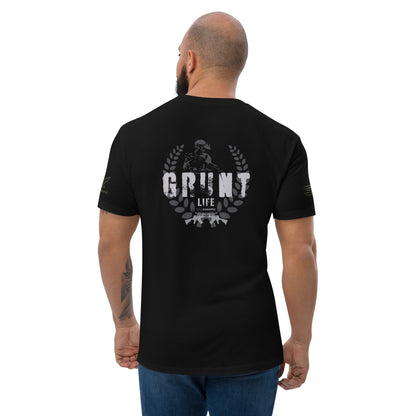 03 Infantry || TAC || Grunt Life Series - Fitted Men's T-shirt