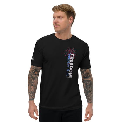 Pride Actual - Freedom & Liberty Men's Fitted T-shirt