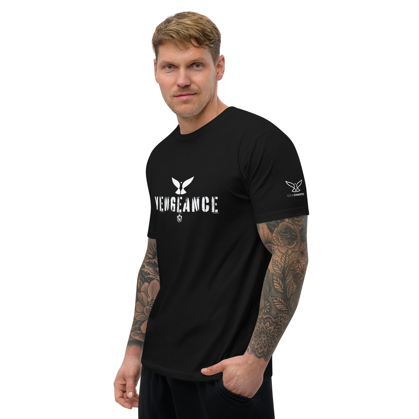 Vengeance || Change Unchained Series - Fitted Men's T-shirt