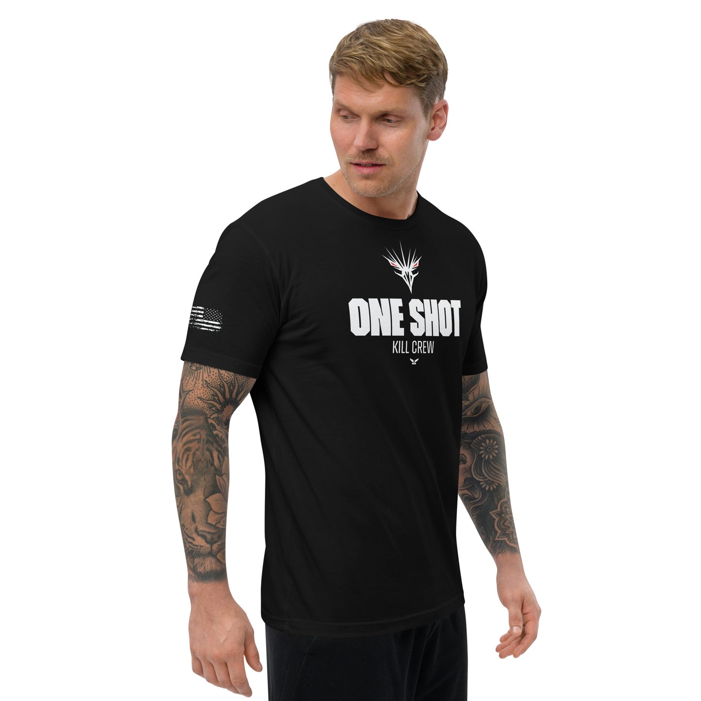 One Shot - Life is War - Mens's Fitted T-shirt