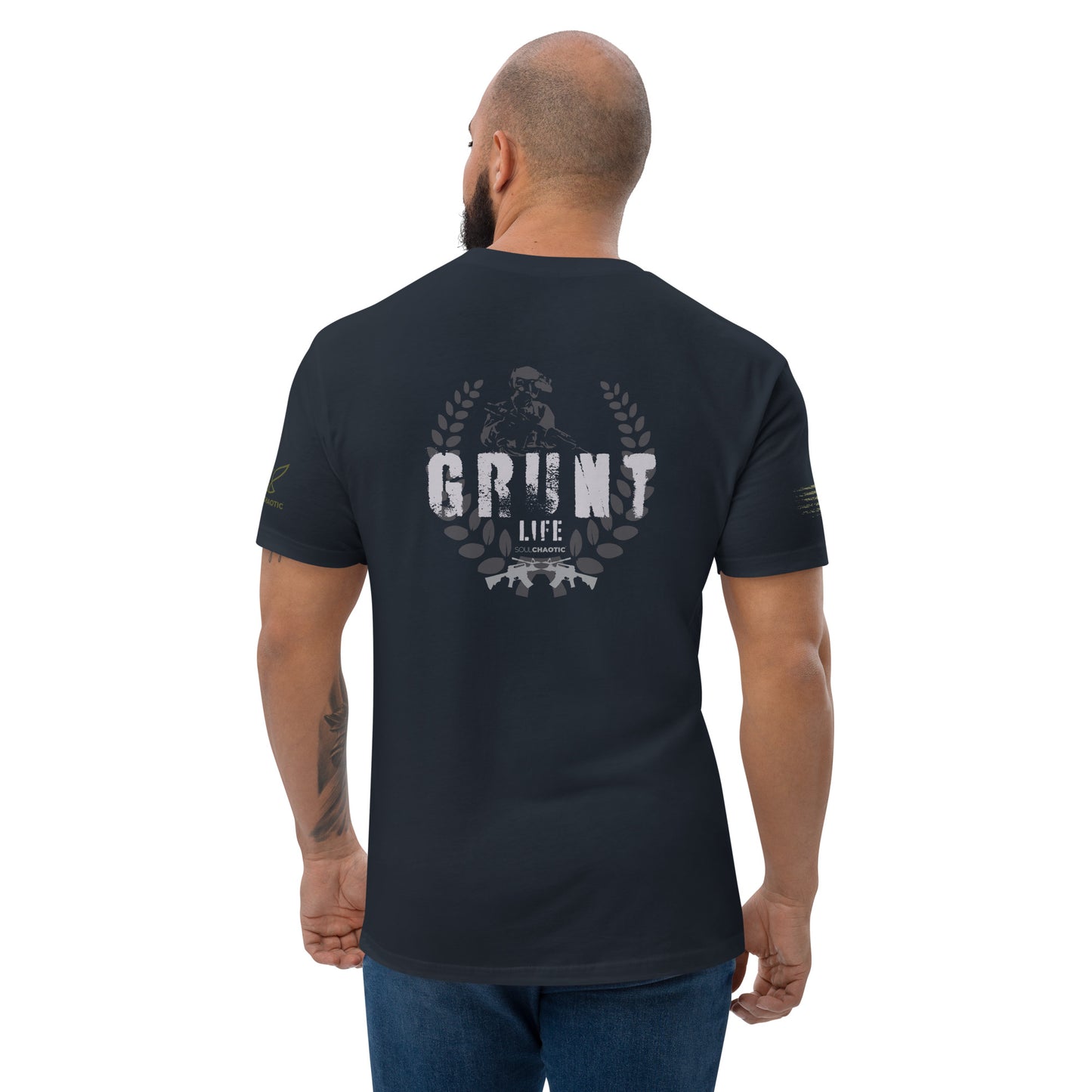 03 Infantry || TAC || Grunt Life Series - Fitted Men's T-shirt