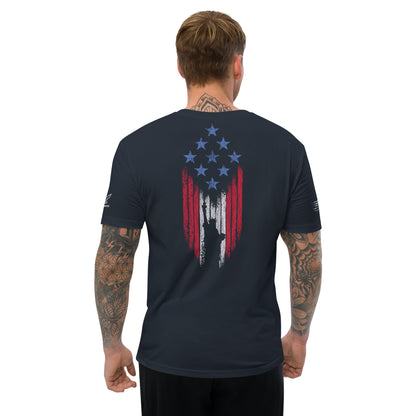 Pride Actual - Freedom & Liberty Men's Fitted T-shirt