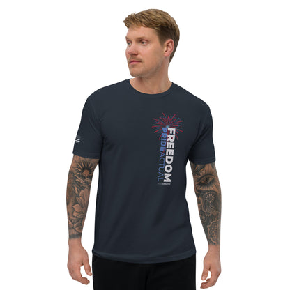 Pride Actual - Freedom & Liberty Men's Fitted T-shirt