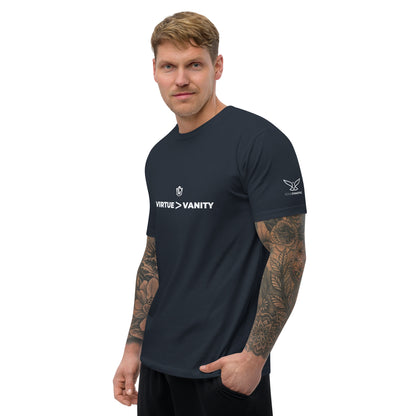 Virtue - Vanity || Change Unchained Series - Fitted Men's T-shirt