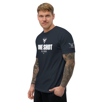 One Shot - Life is War - Mens's Fitted T-shirt