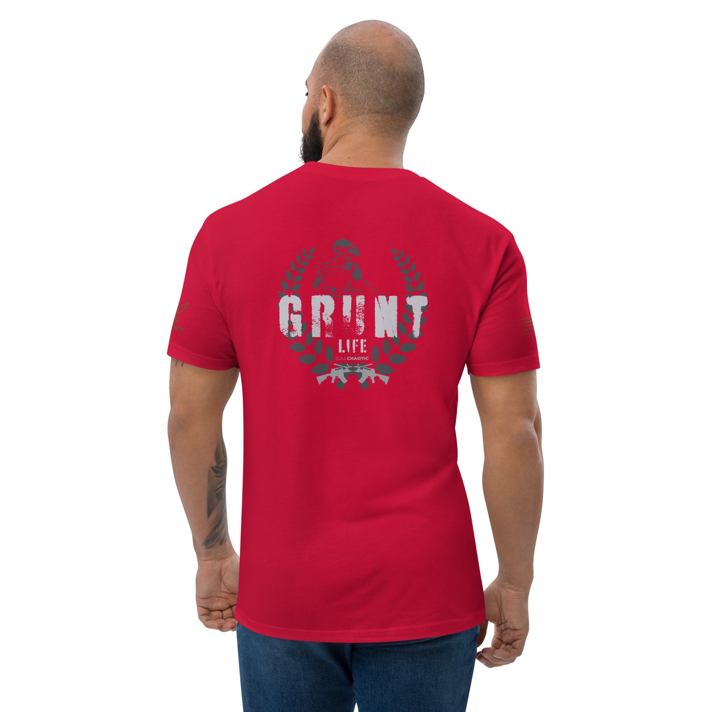 03 Infantry || TAC || Grunt Life Series - Fitted Men's T-shirt