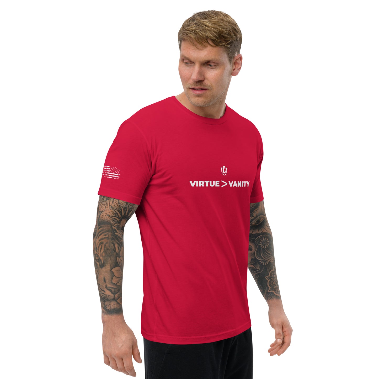 Virtue - Vanity || Change Unchained Series - Fitted Men's T-shirt