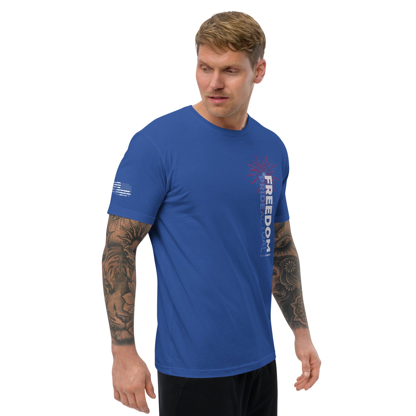 Pride Actual - Freedom & Liberty Men's Fitted T-shirt