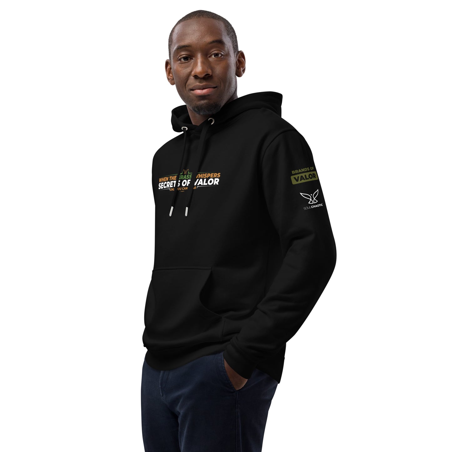 Grass Whispers Secrets of Valor - Premium Hoodie