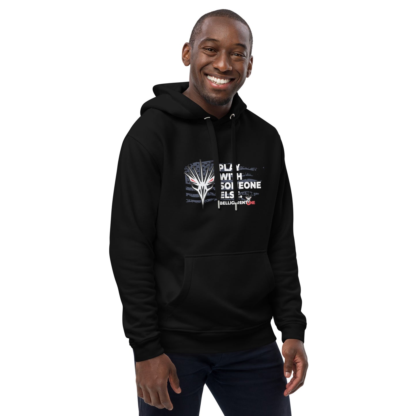 Belligerent One Hoodie – Play with Someone Else