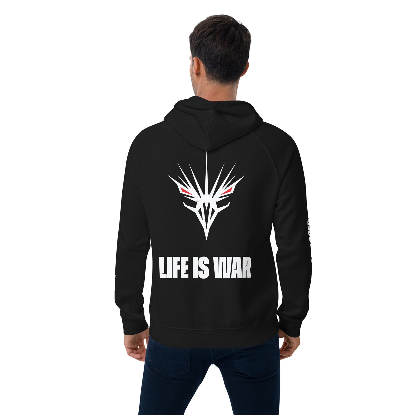 One Shot - Life is War - raglan hoodie