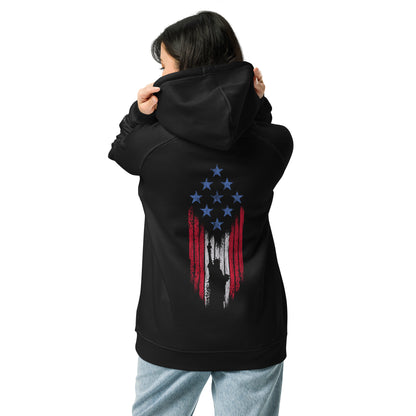 Pride Actual - Freedom & Liberty - Unisex eco raglan hoodie