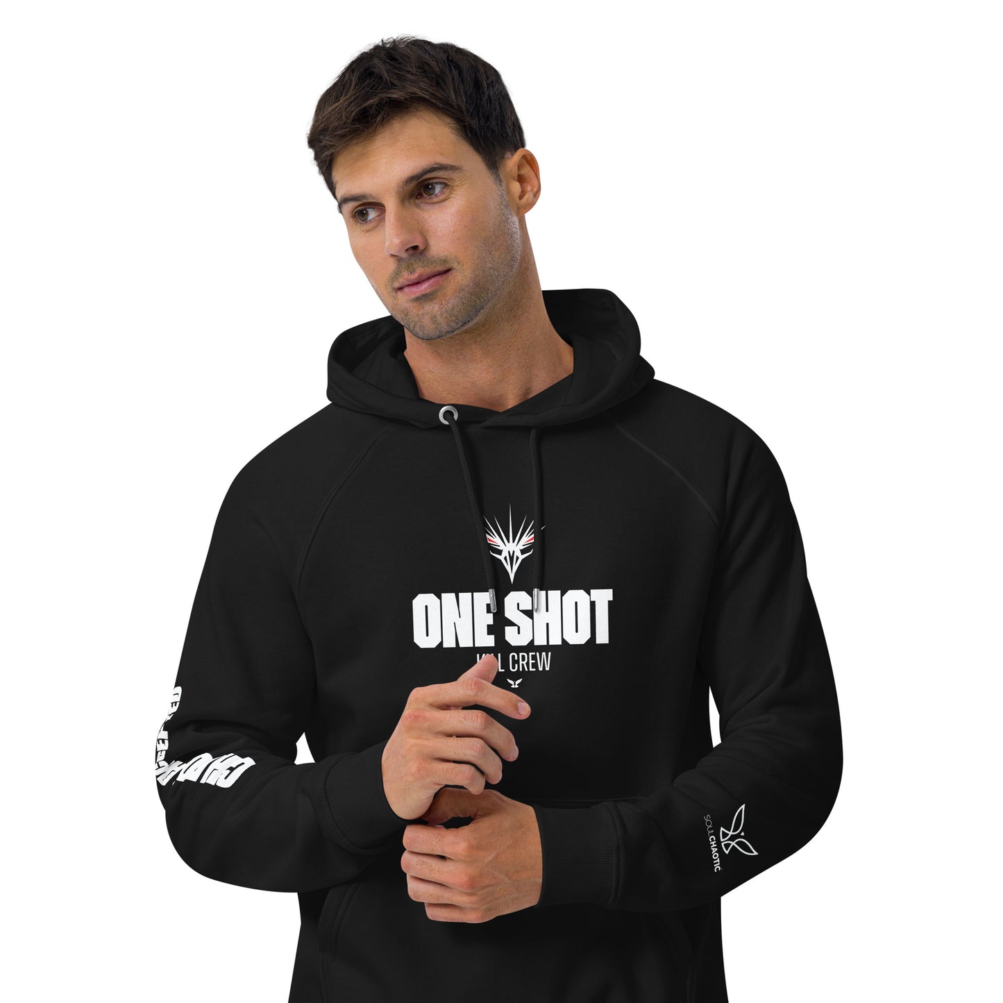 One Shot - Life is War - raglan hoodie