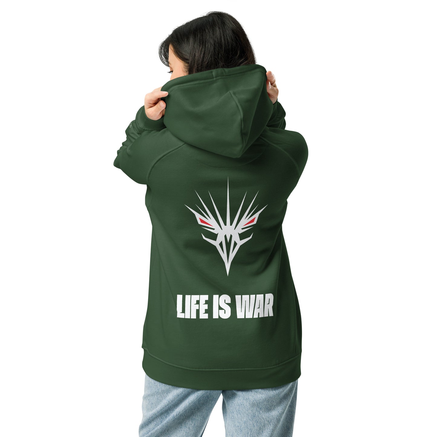 One Shot - Life is War - Women's raglan hoodie