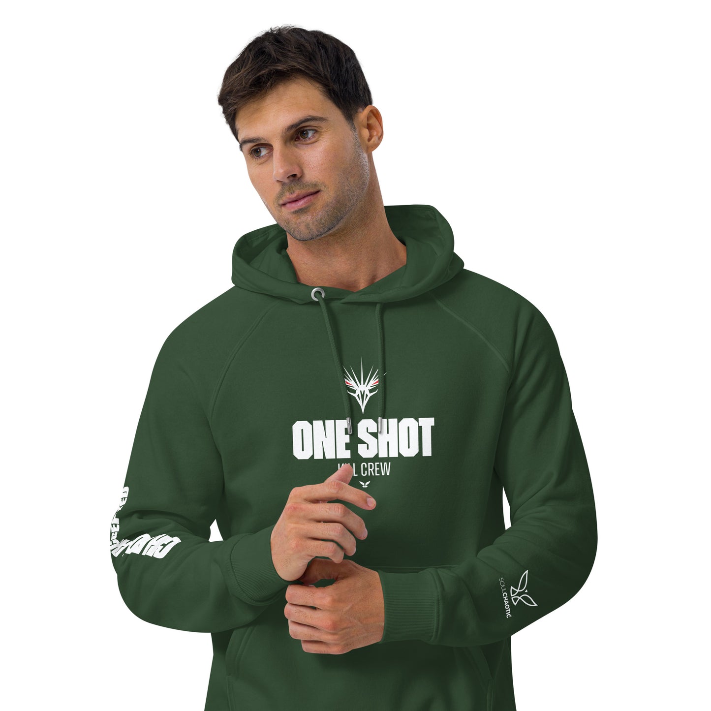 One Shot - Life is War - raglan hoodie