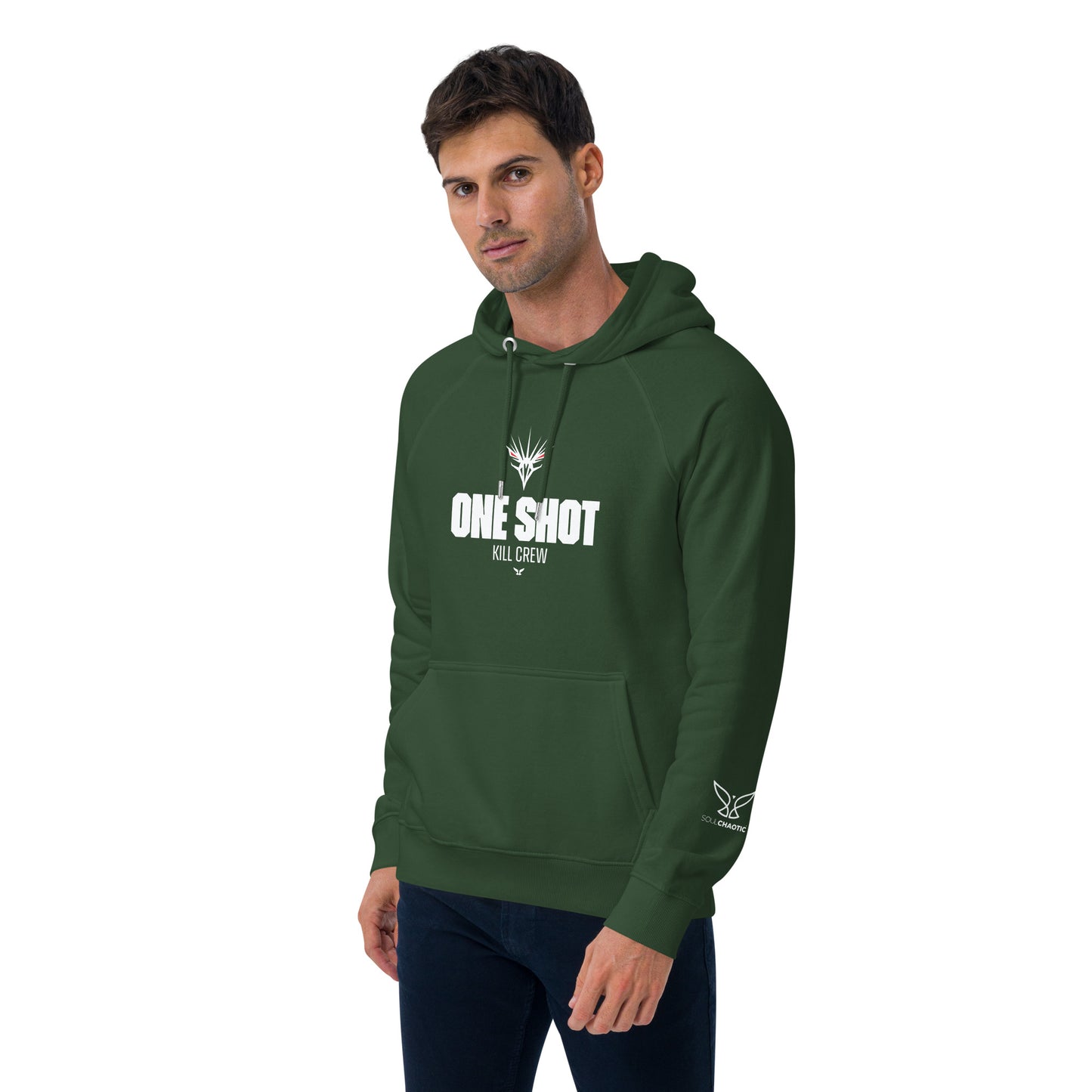 One Shot - Life is War - raglan hoodie