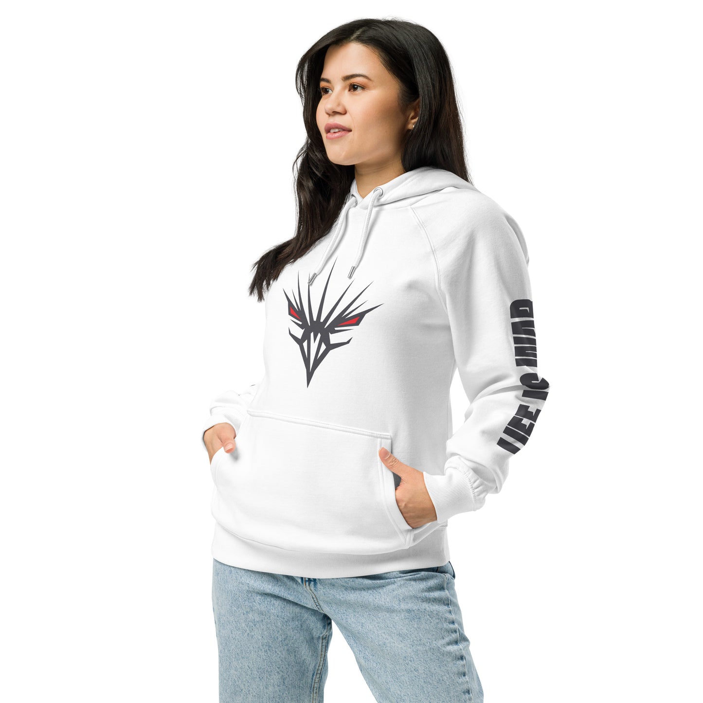 One Shot - Life is War - Women's raglan hoodie