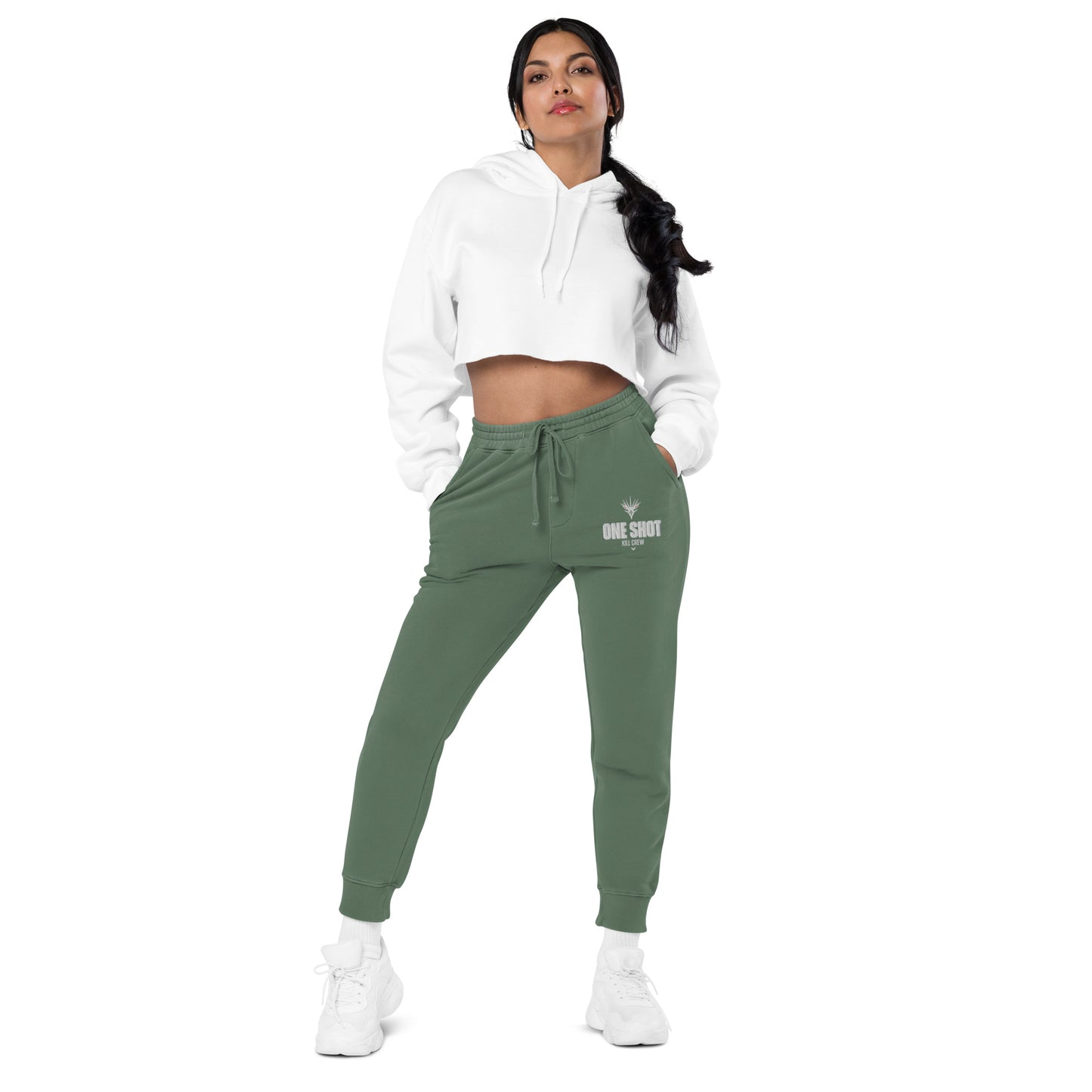 One Shot - Kill Crew Embroidered Women's pigment-dyed sweatpants