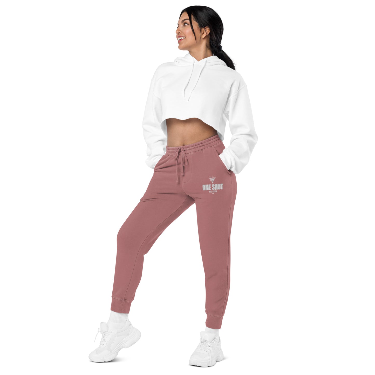 One Shot - Kill Crew Embroidered Women's pigment-dyed sweatpants