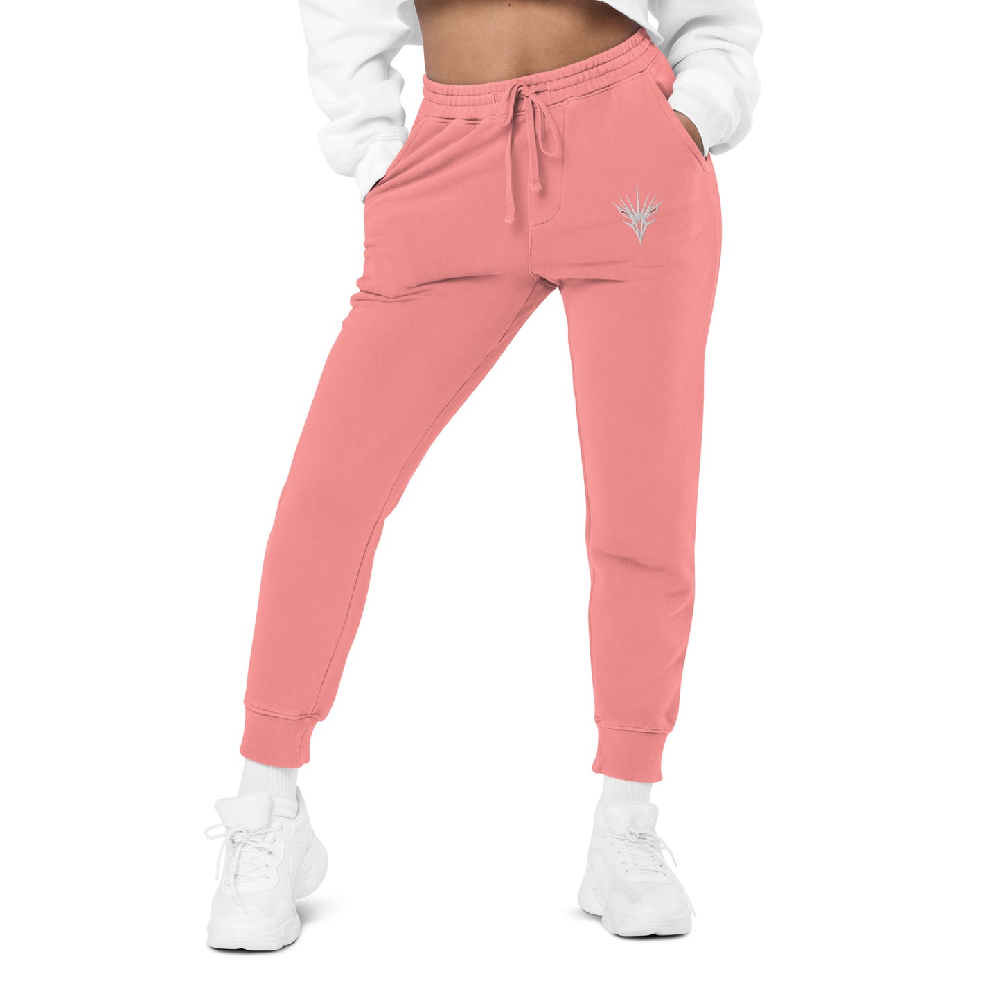 One Shot - Embroidered Women's pigment-dyed sweatpants