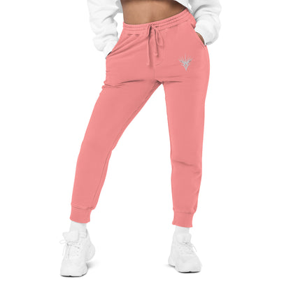 One Shot - Embroidered Women's pigment-dyed sweatpants