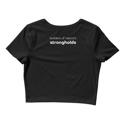 bevr. builders of nature's strongholds - Women’s Crop Tee