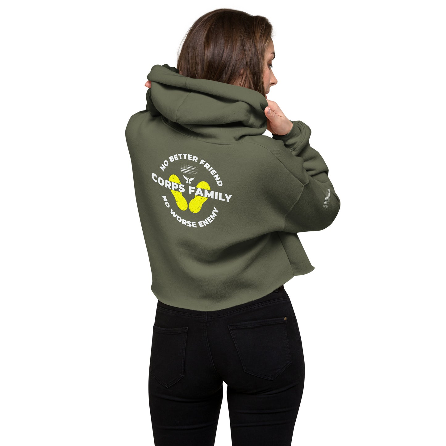 Corps Family - Crop Hoodie