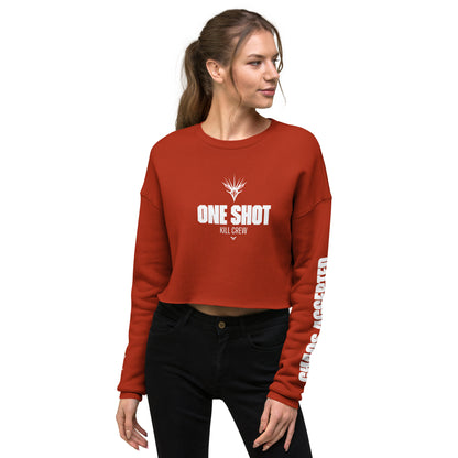 One Shot - Life is War - Crop Sweatshirt