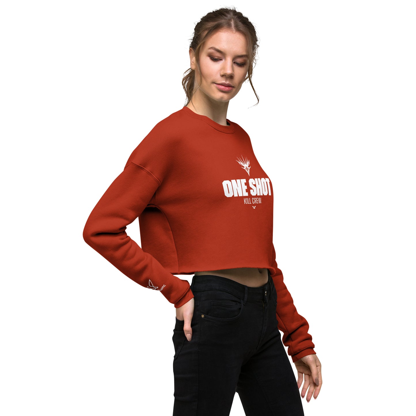 One Shot - Life is War - Crop Sweatshirt