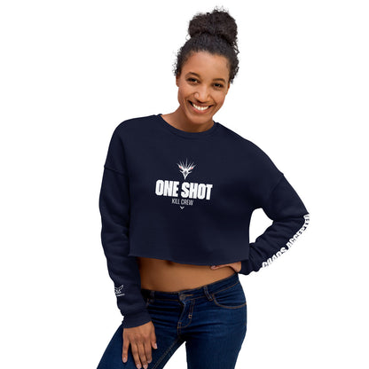 One Shot - Life is War - Crop Sweatshirt