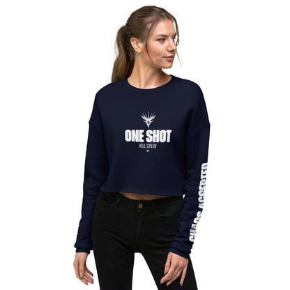 One Shot - Life is War - Crop Sweatshirt