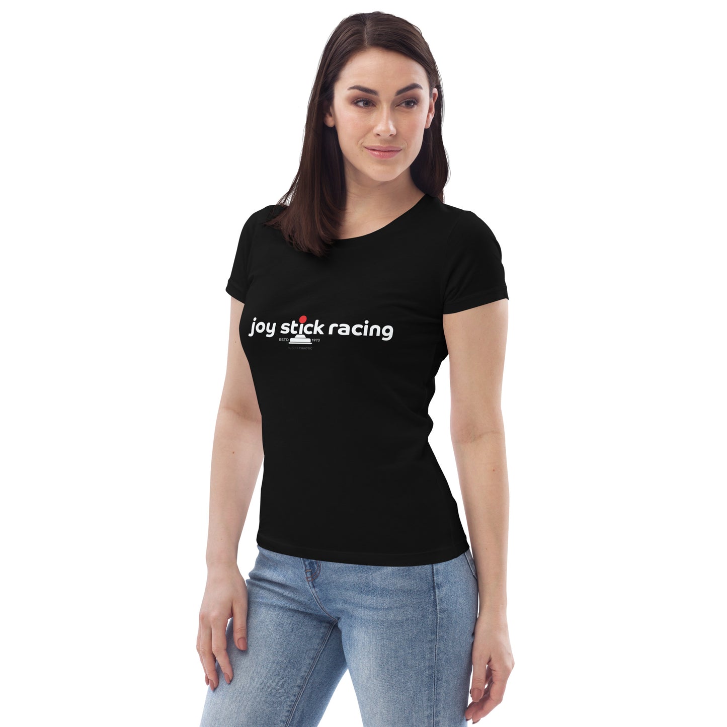 joy stick racing - grip. thrust. glory. - Women's fitted eco tee