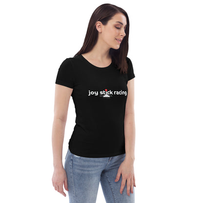 joy stick racing - grip. thrust. glory. - Women's fitted eco tee