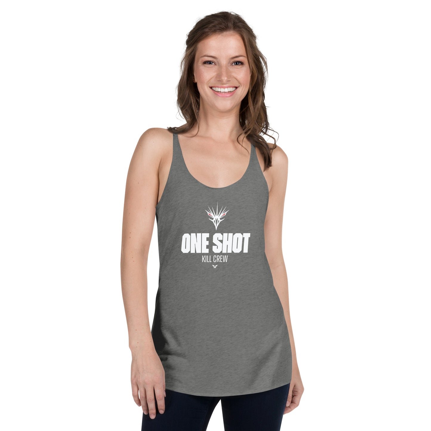 One Shot - Life is War - Women's Racerback Tank