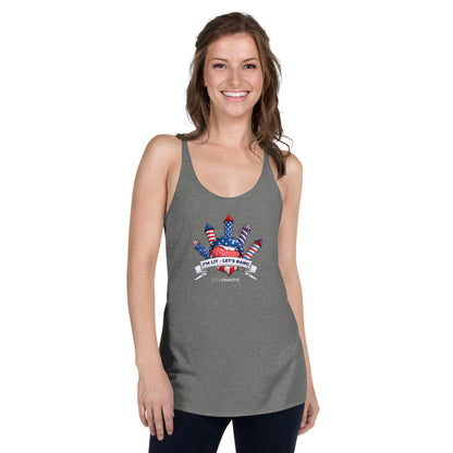 I'm Lit, Let's Bang - Women's Racerback Tank