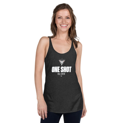 One Shot - Life is War - Women's Racerback Tank