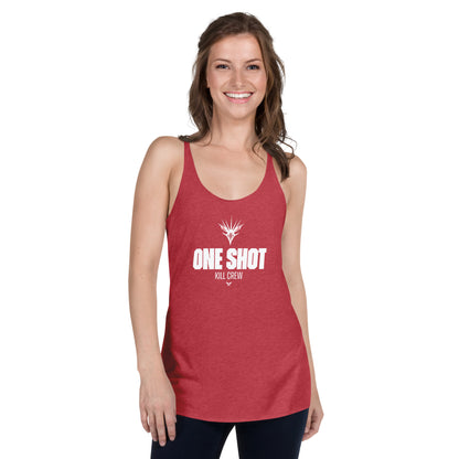 One Shot - Life is War - Women's Racerback Tank