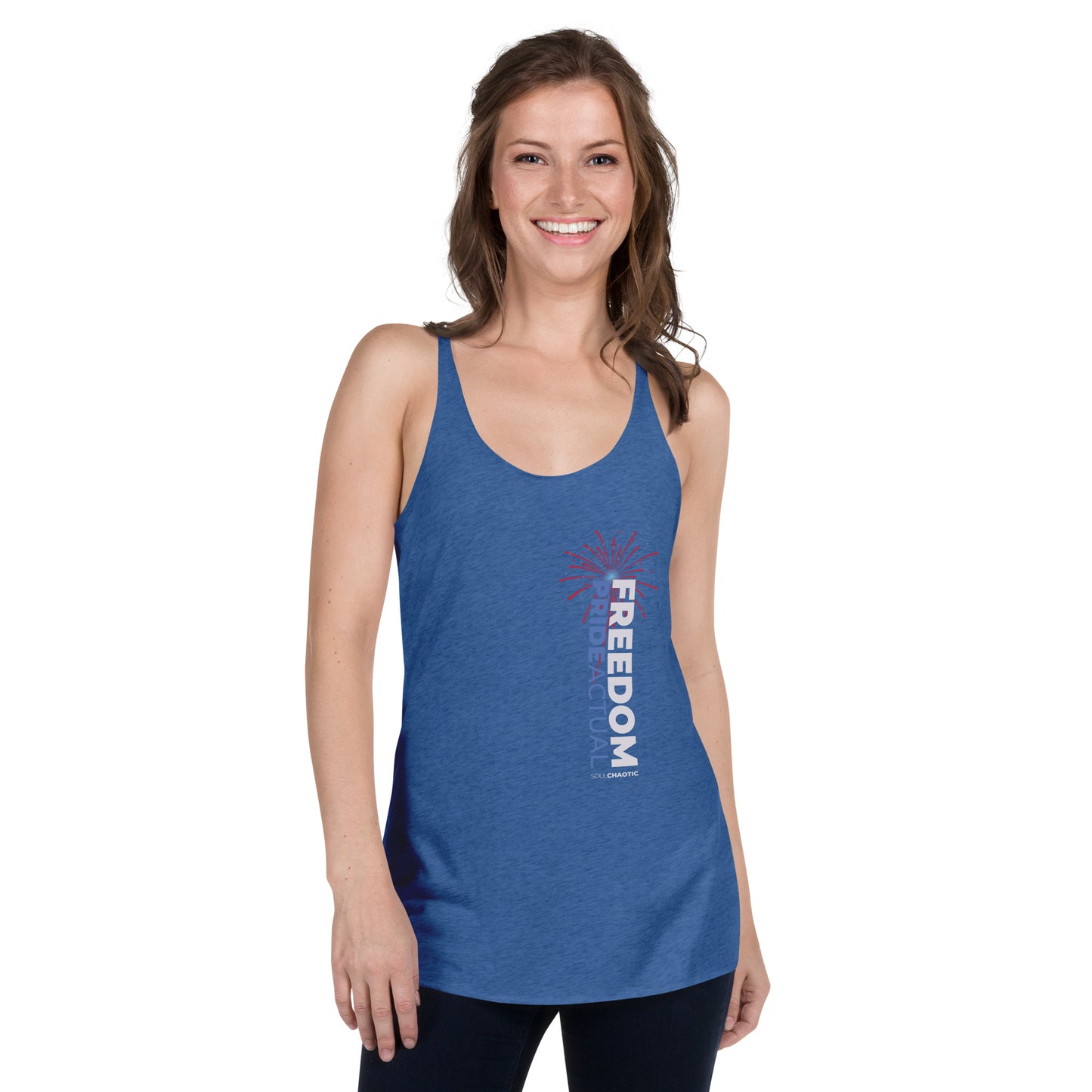 Pride Actual - Freedom & Liberty - Women's Racerback Tank